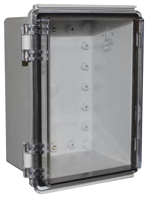 hinged weatherproof enclosure